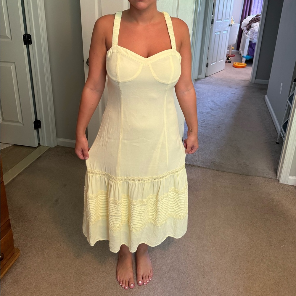 Milkmaid Yellow dress